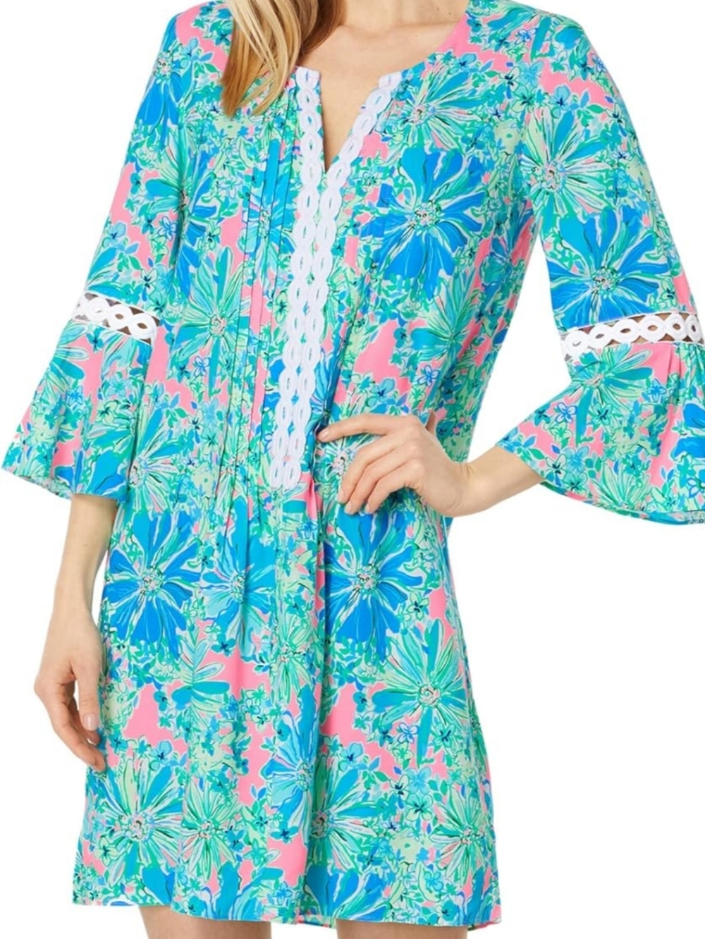 EUC Lilly Pulitzer Hollie Tunic Soleil Pink Dress- Mommy And Me